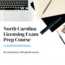 Load image into Gallery viewer, North Carolina Licensing Exam Prep Course