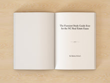 Load image into Gallery viewer, Paperback: The Funniest Study Guide Ever for the NC Real Estate Exam