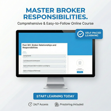 Load image into Gallery viewer, Post 301: Broker Relationships and Responsibilities (Self-Paced Online)
